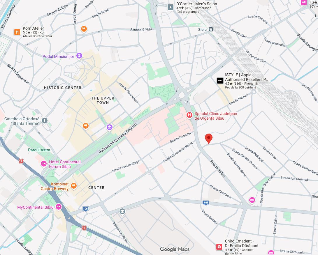 Sibiu International School location